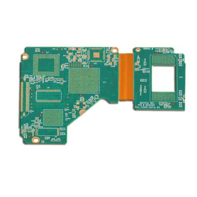 중국 산업용 딱딱한 유연 PCB 파란색과 Cu 무게 범위 0.5-4 0z 판매용