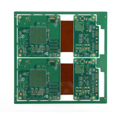 중국 최소 굽기 반지름 0.5mm 및 구멍 크기가 최소 0.0078 ∼ 0.2mm의 파란색 딱딱한 유연 PCB 판매용