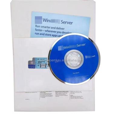 China Win Server 2016 Full Package Standard 64Bit DVD English Version Activation Software Win Server DST 2016 Online DVD English for sale