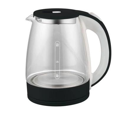 China China-Wholesale 360 ​​Degree Rotation Base Small Appliances 500w Glass Electric Kettle with Cool Thermometer Touch Boiler skd Parts for sale