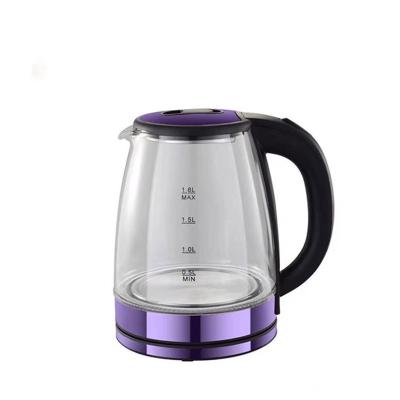 China China Basic 360 Degree Rotation Production Line Glass Electric Kettle Wholesale With Keep Warm Tea Tray Welcome Set for sale