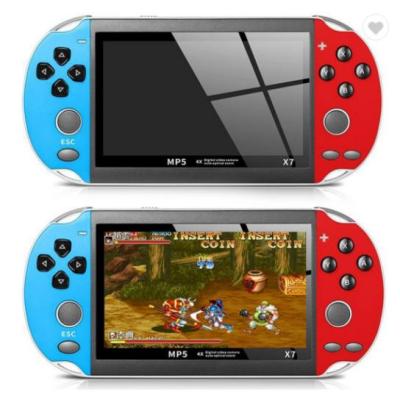 China handheld game console retro 4.3 inch game player X7 HD screen built in 1000 games 4.3 for sale