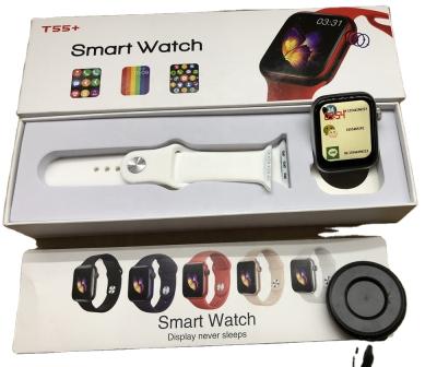 China Smartwatch t55 plus watch series6 Wifi T55+ phone call relojes t55plus sport smart watch seri waterproof for sale