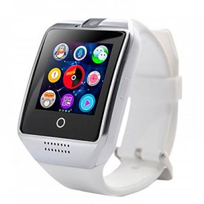 China Hot Sale Q18 Touch Screen Smartwatch Curved Screen Insert Card Step BT Smart Watch For Gift for sale