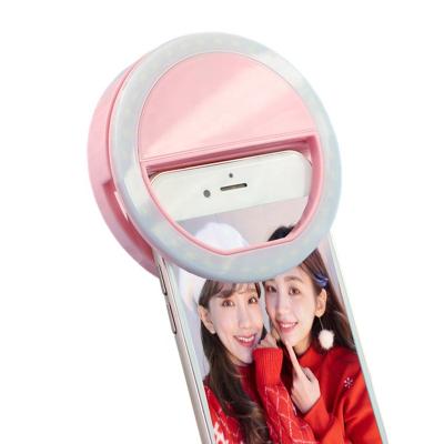 China RK12 Selfie Ring Light Adjustable Color Temperature LED Ring Light Round Ring Flash Light led shape LED Ring Light for sale