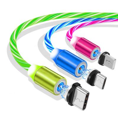 China Smart MP3/MP4 Player Amazon Mobile Phone Led Cable USB Lightweight 3 in 1 Magnetic Charging Cable for sale