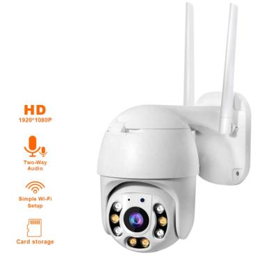 China Low Illumination Camera Function 2mp Form 1080p Detection Human Security Mini ptz wifi IP Camera for sale