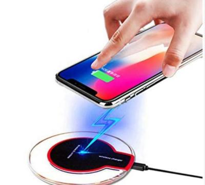 China Universal Wireless Charger New K9 5W 10W Mobile Phone New Arrival Ultra-thin QI Radio Charging Mobile Phone for sale