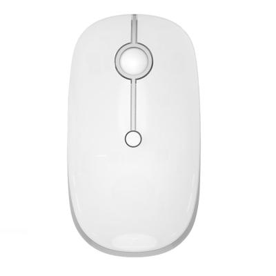 China Excellent for multi purposes connect up to 3 separate devices Triple Mode Wireless Mouse (BT 4.0+ BT 4.0+ USB) for iPad Laptop PC Rechargeable Wireless Mouse for sale