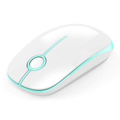 China Wide Compatibility 2.4G Slim Mouse With Nano Receiver Less Noise Portable Mobile Mice For Notebook PC Laptop Wireless Mouse for sale