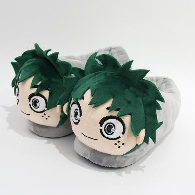 China Comfort newcomers kids home warm plush deku plush winter cotton slipper stuffed animal toy for sale