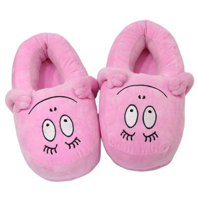 China Relieve The Latest Barbapapa's Animal Slipper Plush Slippers Cotton Winter Popular Hot Plush Home Warm Plush for sale