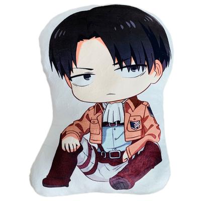 China Weird Plush Toy Levi-Ackerman Pattern Hug Pillow from Anime Shapes for Attack for sale