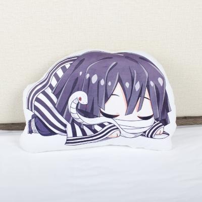 China Strange Shapes Anime plush toy lguro obanai hug pillow for demon slayer for sale