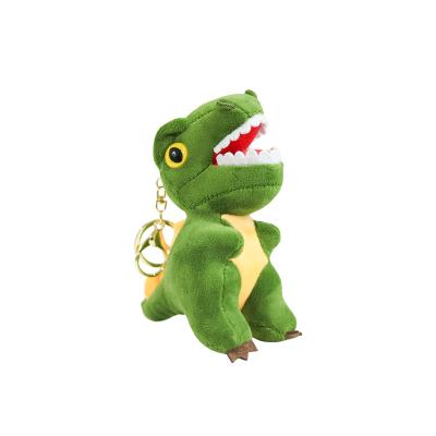 China Promotion Stuff Dinosaur Doll Girl Backpack Decorated Key Chain Cute Plush Pendant Back Toys for sale