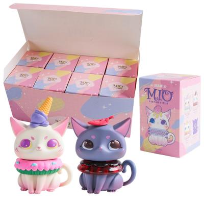 China Genuine Cat Series Collection Dessert Blind Box MILLIONS Figures Model About 8CM Height A Set Of 8 Pieces for sale