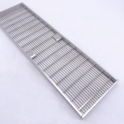 China Beautiful Wedge Wire Stainless Steel Floor Grates Grate for sale