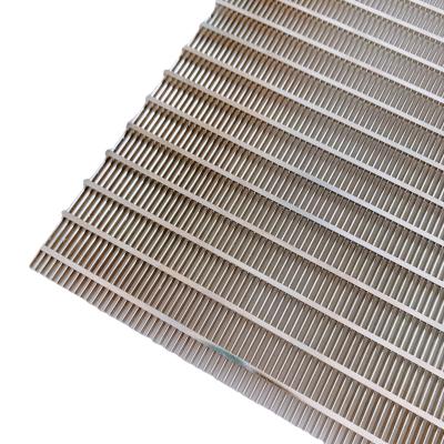 China Plain weave 0.01-0.05mm stainless steel wedge mesh, backwash filter screen for sale