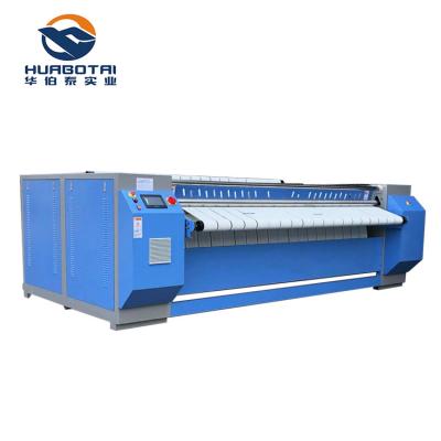 China Hotel Laundry Equipment Commercial Good Quality Commercial Industrial Laundry Sheet Roll Flatwork Electric Ironer For School Table Cloth for sale