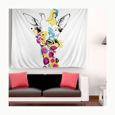 China New Supplier Latest Single Cartoon Anime Popular Antler Tapestry Backs Customized Tapestry Product for sale