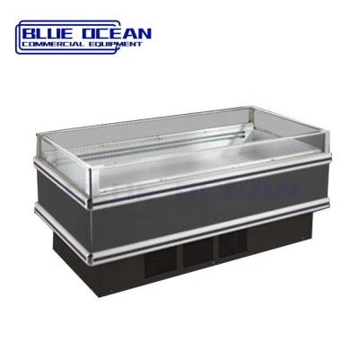 China Single-temperature Energy-saving Island Freezer Freezer Island Fridge Freezer Shopping Mall Frozen Fridge Freezer for sale