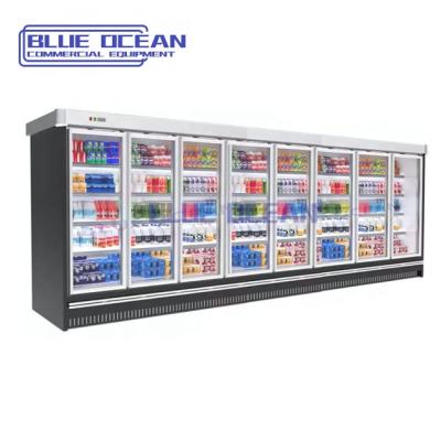 China Floor Standing Refrigerator Freezer Temperature Customized Display for sale