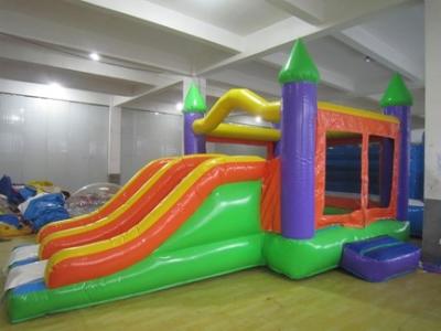 China Shopping Mall Inflatable Castle Bouncer , Indoor Inflatable Bouncers With Slide for sale