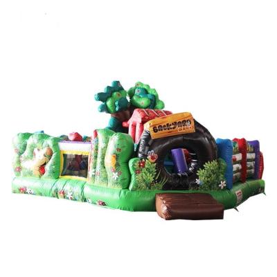 China Green Residential Inflatable Bouncer Easy Maintenance High Strength Anti - Crack for sale