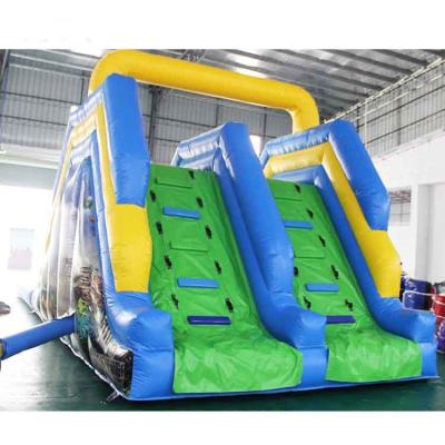 China Anti - Static Inflatable Castle Slide , PVC Commercial Grade Inflatable Slide for sale