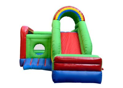 China Waterproof Kids Inflatable Jumping Castle , Childrens Bouncy Castle With Slide for sale