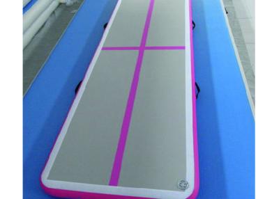 China Fireproof Inflatable Air Track Gym Mat Excellent Air Tightness With Smooth Surface for sale