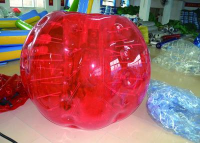 China Red Inflatable Body Bumper Ball Fire Retardant Safety Healthy For Team Games for sale