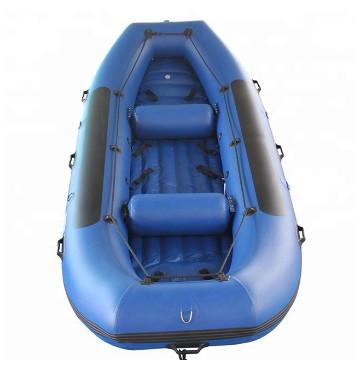 China PVC Drop Stitch Material Inflatable River Drift Boat With Three Individual Chambers for sale