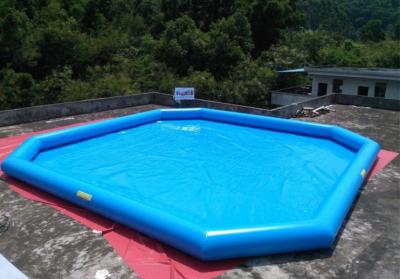 China Durable PVC Vinyl Giant Inflatable Swimming Pool Abrasion Resistant UV Protective for sale