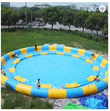 China Commercial Outdoor Blow Up Swimming Pools Custom Design For Different Shape for sale