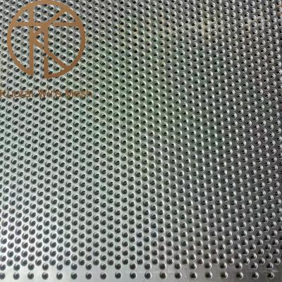 China Small Hole Plain Weave Perforated Metal Sheet Round Hole Punching Plate For Construction for sale