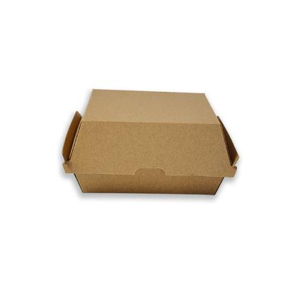 China Factory Price Eco Friendly Biodegradable Foldable Hamburger Paper Lunch Food Packaging Box for sale