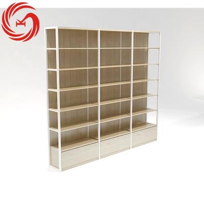 China Shop Store Hypermarket Display Rack Display Stand Wall Display Island Shelf Commercial Wooden Gondola for sale