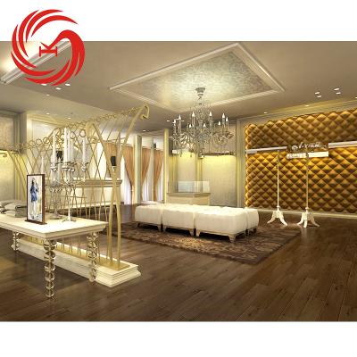 China Luxury Retail Store Design Garment Interior Design Mall Layout Ladies Shop Metal Sale Clothing Display Rack for sale