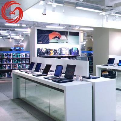 China KSL Shopping Mall Computer Retail Store Design Display Rack Table For Computer for sale