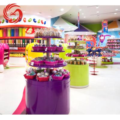 China Environmental Friendly Durable Candy Shop Furniture Display Fixtures For Shopping Mall for sale