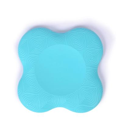 China Anti - Slip Eco - Friendly PU Foam Pilates Yoga Knee Pad Cushion For Protect Knees for sale