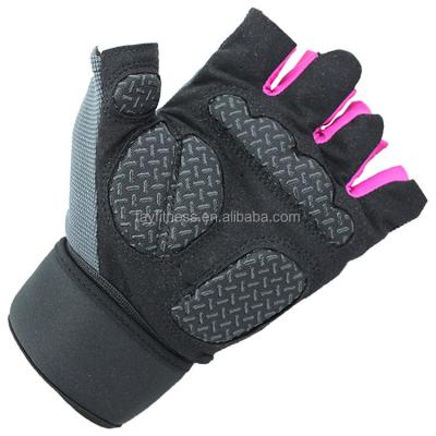 China Fitness Home Custom Exercise Sports Half Finger Weightlifting Training Gloves for sale