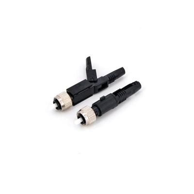 China Interface cable. Cheap Price Indoor Cable Fiber Quick Connector Single Mode FC5501U Installable Connector For Fiber Cable for sale