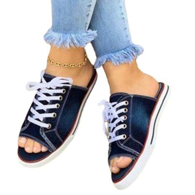 China TBlitzKrieg Ladies Sandals Light Warm Type And Home Indoor Outdoor Slippers Light Weight 2022 Denim Slippers Slides Slippers for sale