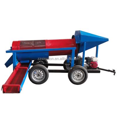 China energy & Small Alluvial Gold Mining Gold Washing Plant Mobile Trommel Screen With Gasoline Engine for sale