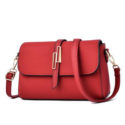 China Fashion Daily Cheap Wholesale Custom Ladies Single Shoulder Bag Portable Simple Square Handbag for sale