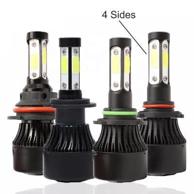 China High Brightness LED 4 Sides 360 Degree Light No Dark Spot Auto lighting system h11 led lamp 9005 9006 headlight kit light for car 8000 lumen led car headlight 4 side h4 h7 led car bulb for sale