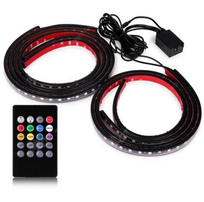 China Car Interior Decorative Strip Light Manufacturer Auto Atmosphere Light Kit Underbody Remote Music Sound Control APP Under Car Tube System Rgb Led Light Strip for sale