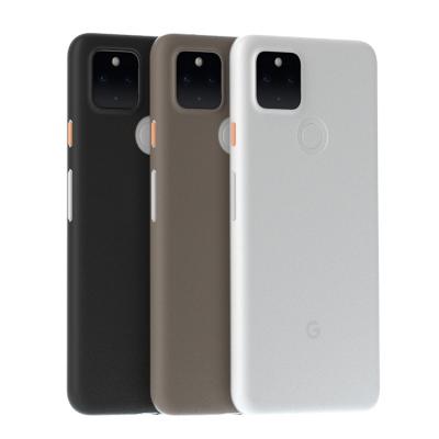 China Low MOQ Upgraded high quality super slim pp phone case for pixel 5 PC tpu clear case, matte full protection precise holes for pixel 5xl case for sale